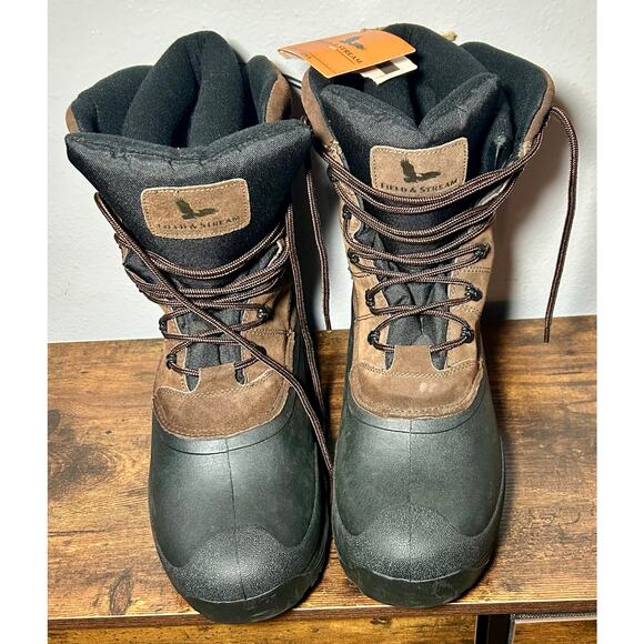 NWT Field & Stream Men’s Brown PAC Boots 400 Gram Insulation 3M Thinsulate Sz 13 main image 8